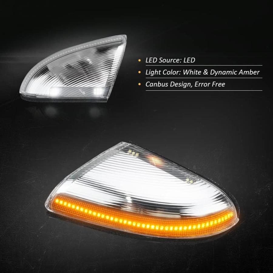 【並行輸入品】D-Lumina シーケンシャル スイッチバック LED サイドミラー ウィンカー 水たまりライト Dodge Ram 1500 250の画像