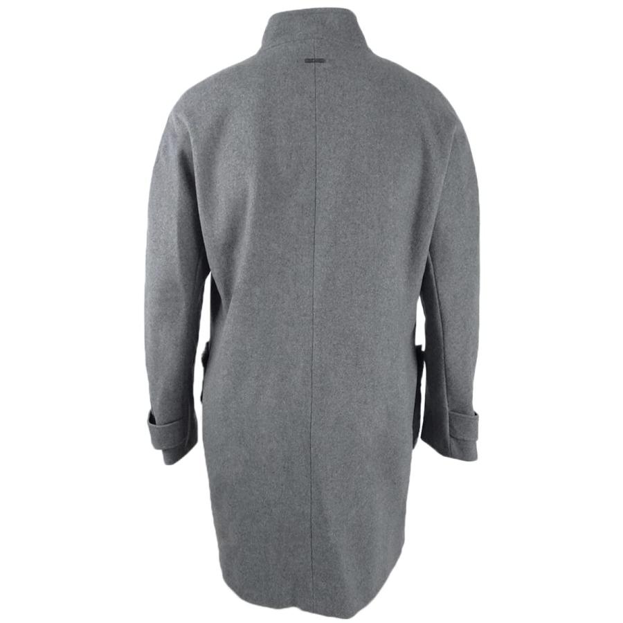 【並行輸入品】DKNY Womens Gray Faux Fur Peacoat Winter Jacket XXLの画像