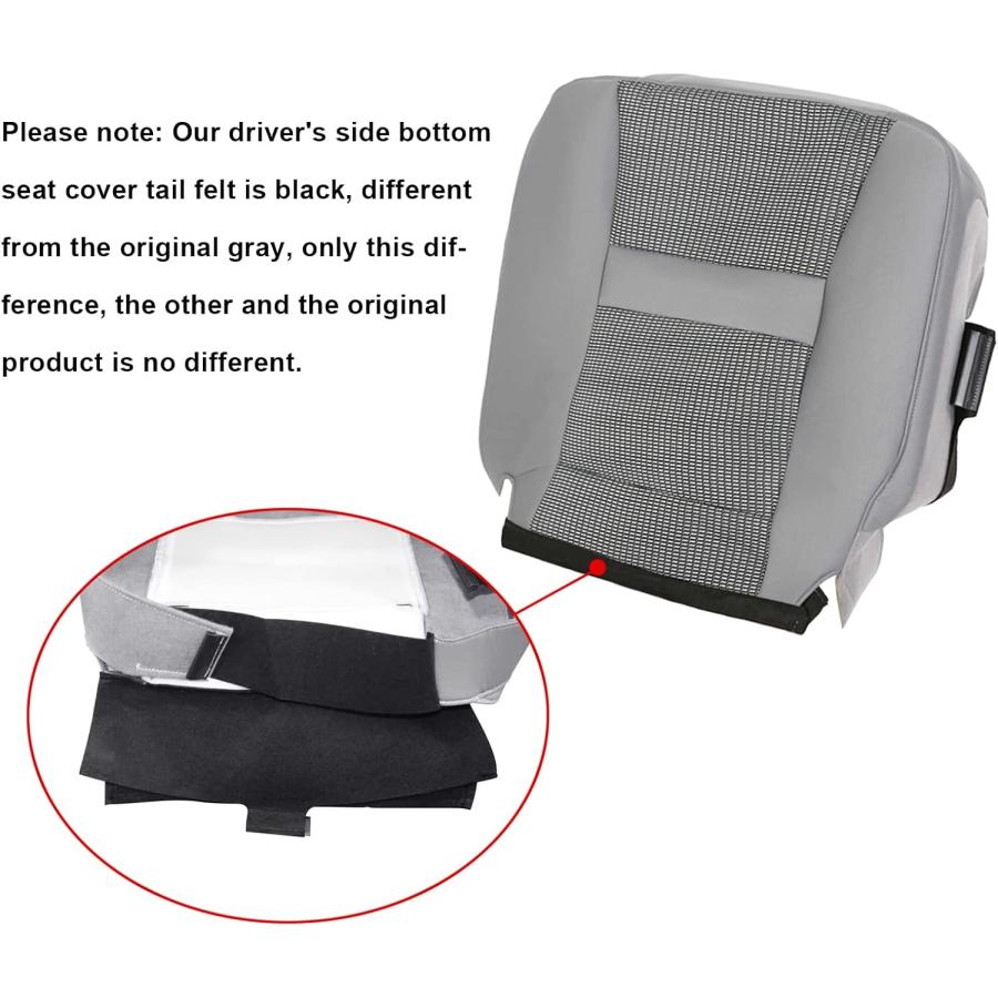 【並行輸入品】GXARTS フロント左運転席サイドシートボトムカバー Dodge Ram 2500 3500 2006-2010に対応の画像