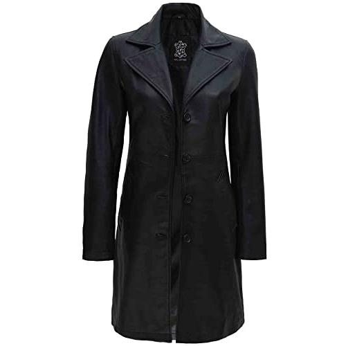 【並行輸入品】Blingsoul Womens Leather Coats   Women Leather Jackets Black | [の画像