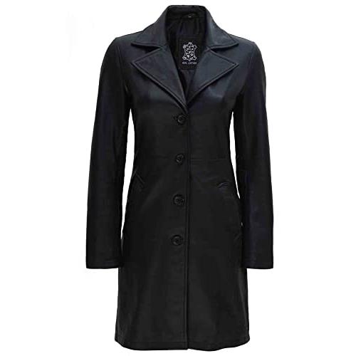 【並行輸入品】Blingsoul Womens Leather Coats   Women Leather Jackets Black | [の画像