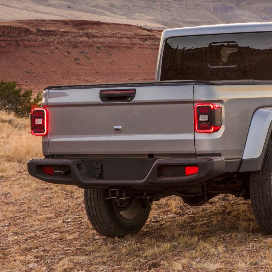 JT Jeep Gladiator 用 テールゲートプロテクター 並行輸入品】Hoolcar テールゲートガードカバー 2018-2021 Jeep