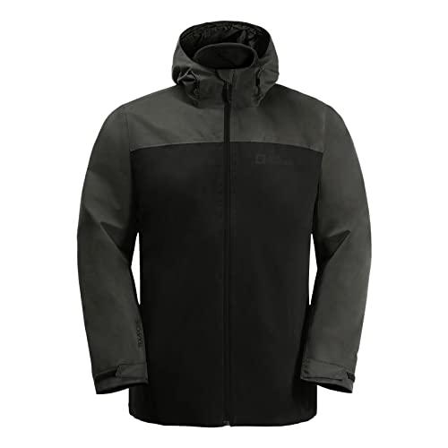 【並行輸入品】Jack Wolfskin Men's Standard Taubenberg 3In1 JKT M, Black, Largeの画像