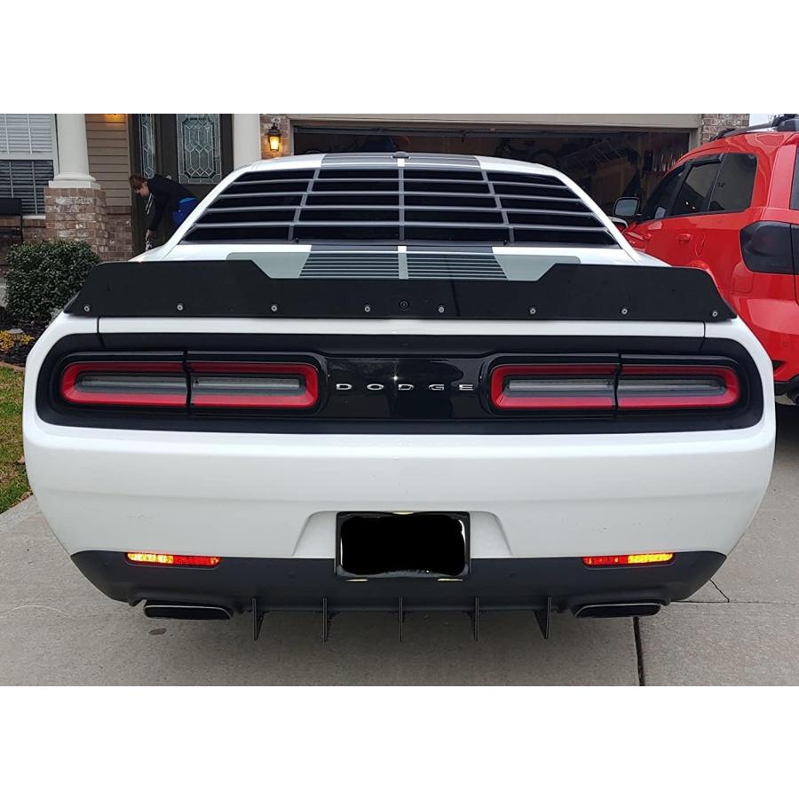 並行輸入品】リアディフューザー 5フィン V3セット Dodge Challenger