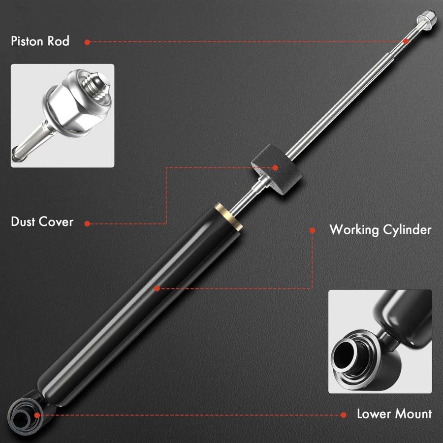 【並行輸入品】A-Premium リアショックストラット吸収剤 ペア 2 ヒュンダイ ソナタ 2006-2008 Azera 2006-2007 Ki_1
