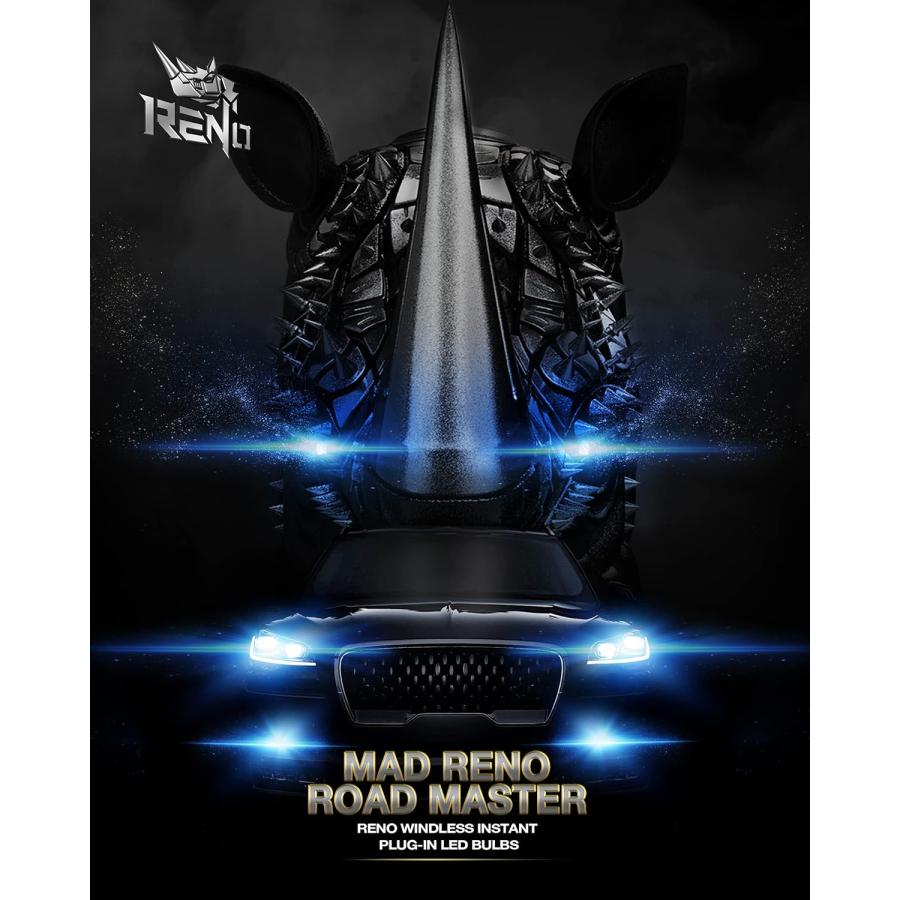【並行輸入品】RENO 9005 9006 LED ヘッドライト電球 HB3 HB4 ファンレス プラグアンドプレイ コンボ 変換キット 24000L_6