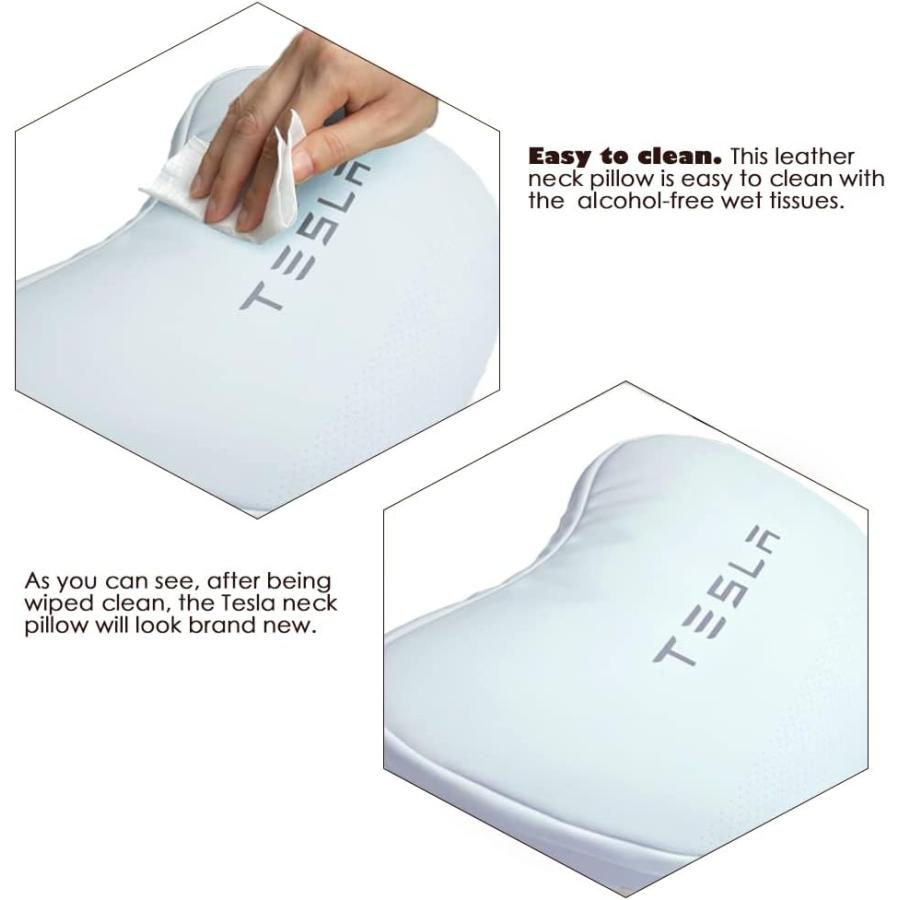 並行輸入品】TANOLA TESBEAUTY Teslaシートヘッドレスト枕 2パック
