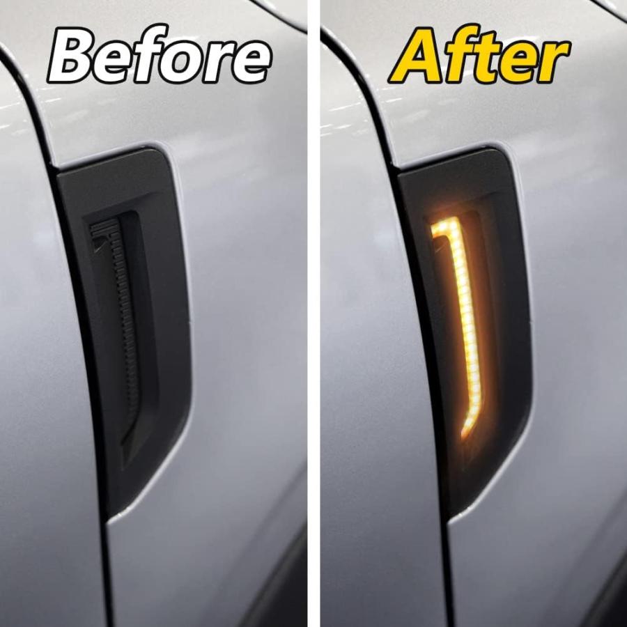 【並行輸入品】DZG Turn Signal Lights LED Side Marker Lights Accessories Compatibleの画像