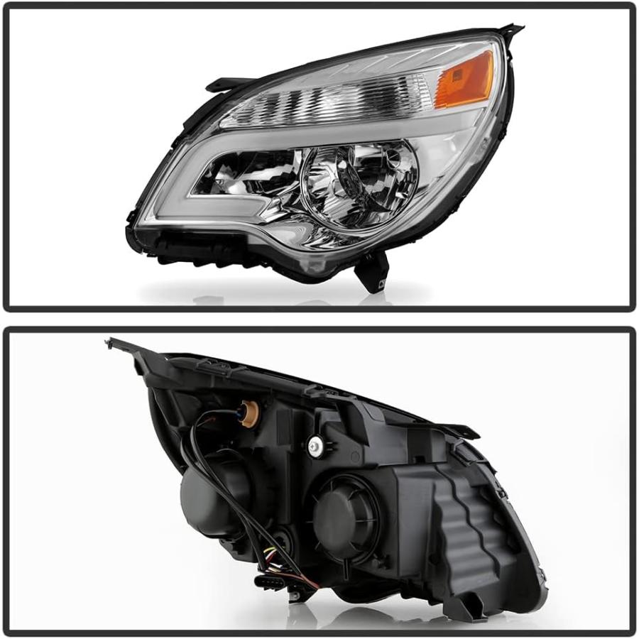 Aftermarket LED Light Bar Headlights for 20102017 Chevy Equinox LS and