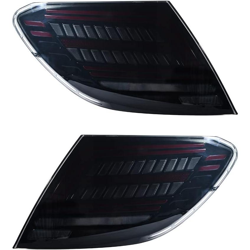 【並行輸入品】Astra Depot ペア LED テールライト ブレーキ ランニング ウインカー スモークレンズ MERCEDES-BENZ W20の画像