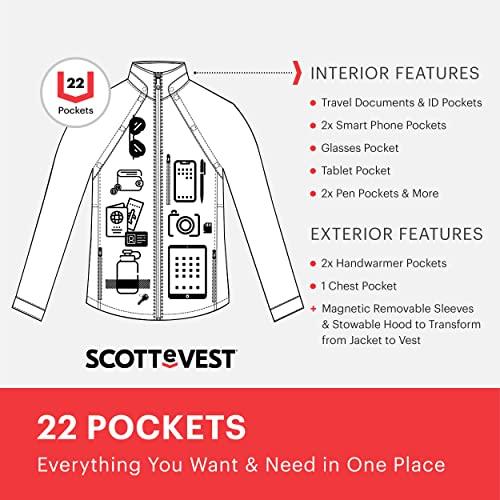 【並行輸入品】SCOTTeVEST Tropiformer 3D Jacket for Men   22 Hidden Pockets   Lの画像