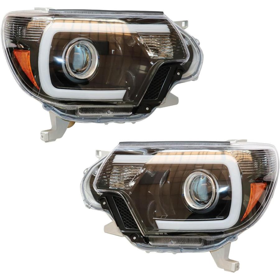 【並行輸入品】DNYSYSJ Headlight Assembly Compatible with 2012 2013 2014 2015 Tacom_1