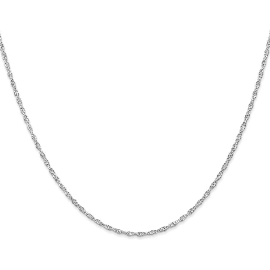 【並行輸入品】Avariah Solid 14K White Gold Carded 1.6mm Cable Rope with Spring Rinの画像