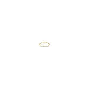 並行輸入品】GELIN 14K 純金ダイヤモンド スリーストーンスタッカー 