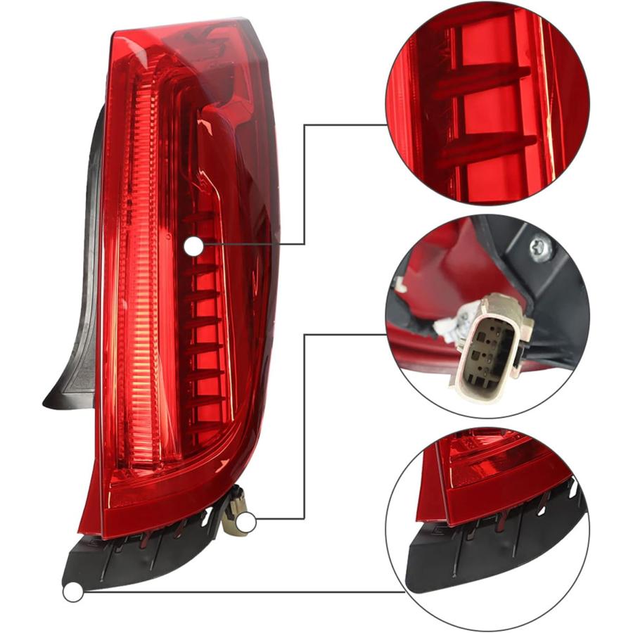 【並行輸入品】WFLNHB Right Side Tail Light Assembly Replacement for Cadillac XTS 2の画像