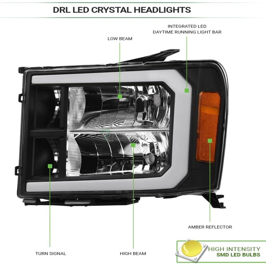 【並行輸入品】TLAPS 7422452957986 Compatible With 2007-2013 GMC Sierra 1500/2007-2_2