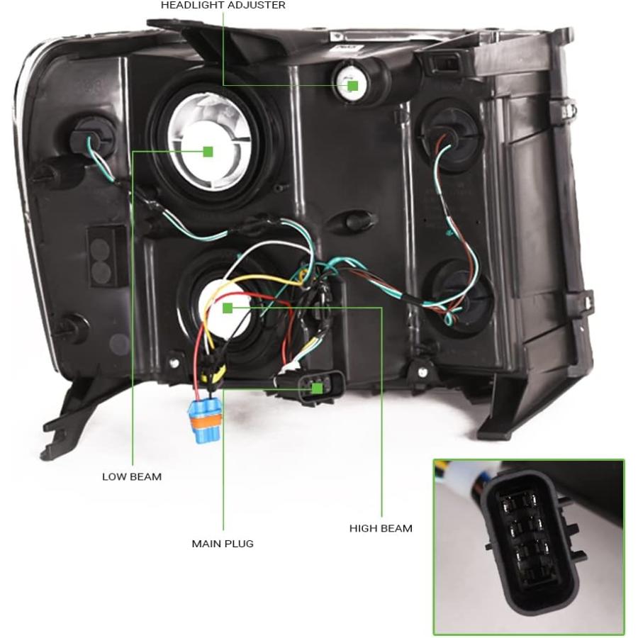 【並行輸入品】TLAPS 7422452957986 Compatible With 2007-2013 GMC Sierra 1500/2007-2_3