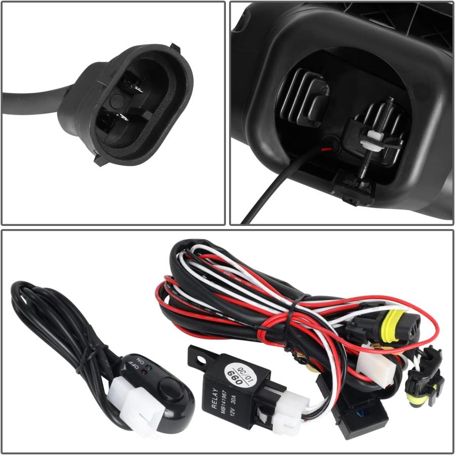 【並行輸入品】DNA MOTORING FL-ZTL-339-CH フォグランプ ペア 03-07 シルバラード 1500 2500HD 3500 /_4