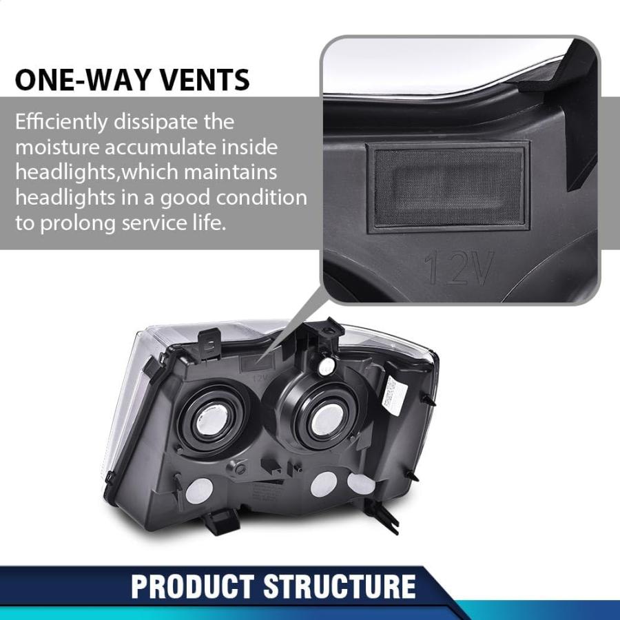 並行輸入品】PIT66 ヘッドライト 07-14 シボレー タホ