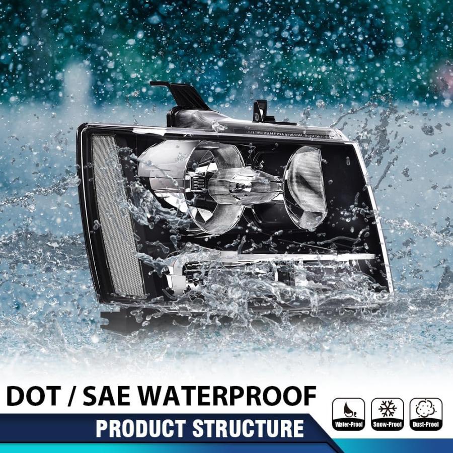 並行輸入品】PIT66 ヘッドライト 07-14 シボレー タホ