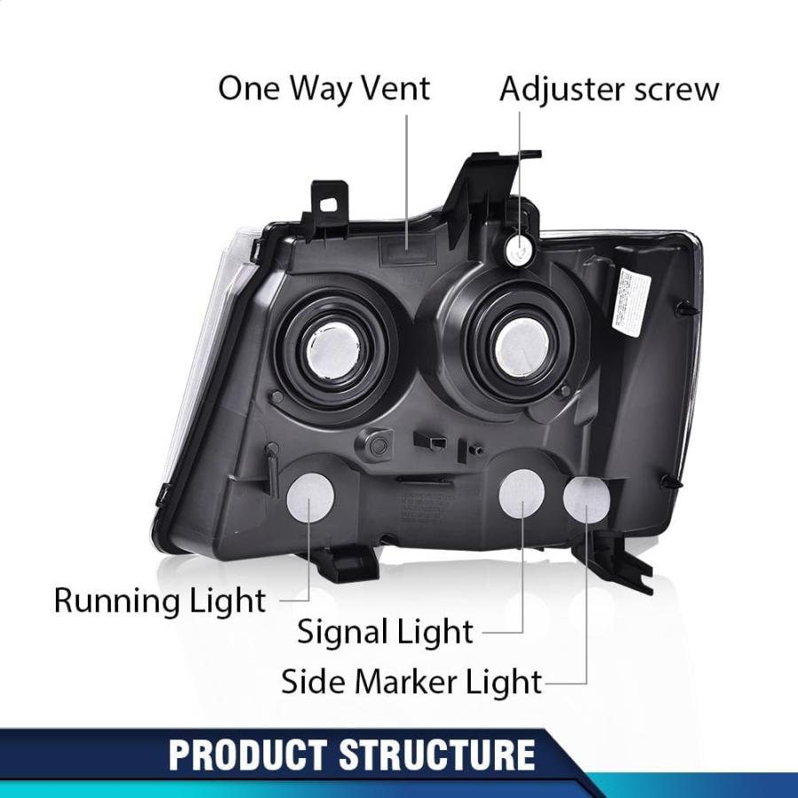 並行輸入品】PIT66 ヘッドライト 07-14 シボレー タホ