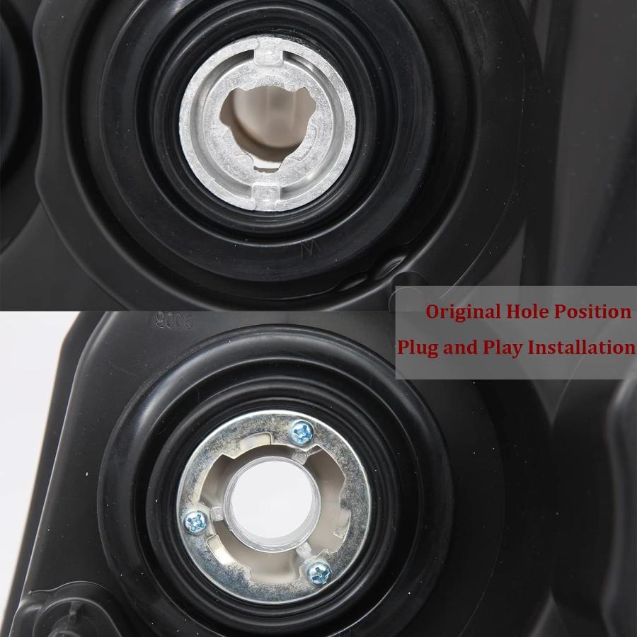【並行輸入品】APSVE ブラックハウジングヘッドライトアセンブリ 2007-2014 Chevy Avalanche Suburban Tahoe、_4