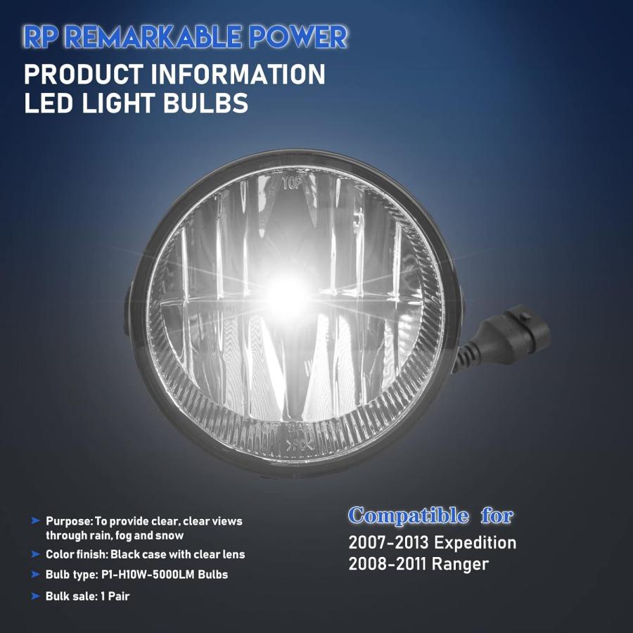 【並行輸入品】RP Remarkable Power LEDフォグライト 2007-2013 Expedition / 2008-2011 Rangeの画像