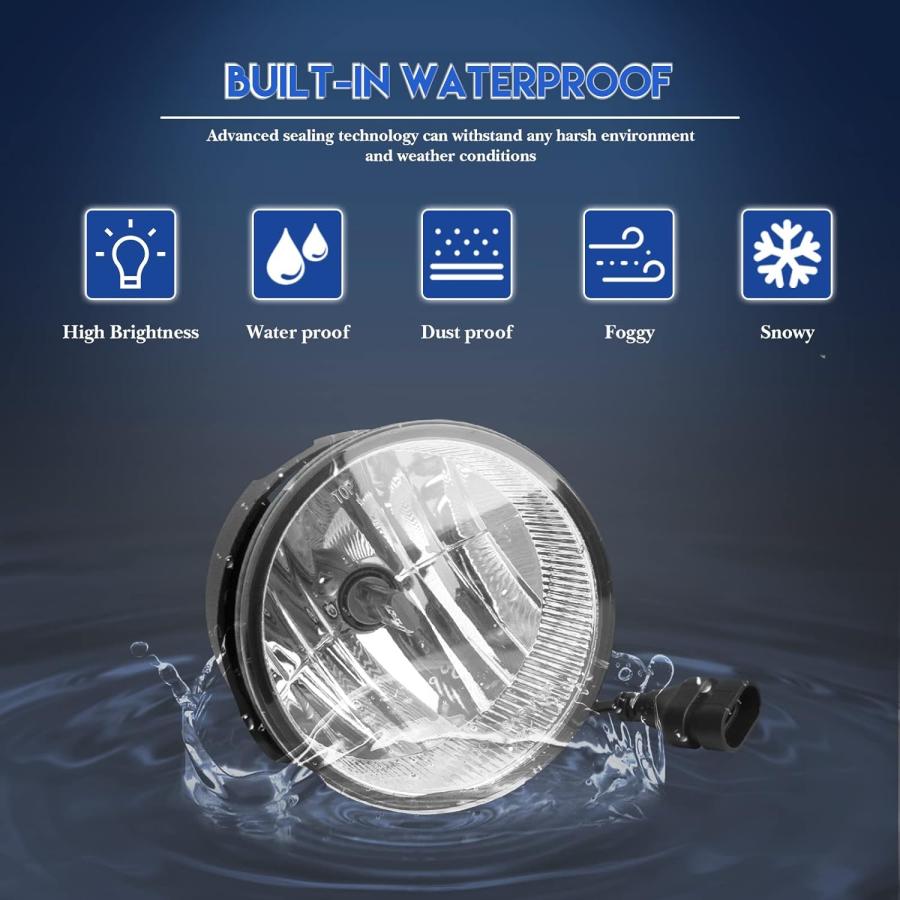 【並行輸入品】RP Remarkable Power LEDフォグライト 2007-2013 Expedition / 2008-2011 Rangeの画像