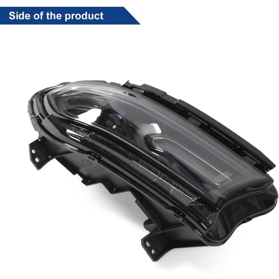 【並行輸入品】BoardRoad ヘッドライトアセンブリ 2015-2019 Dodge Charger LED DRLプロジェクターヘッドランプ 右_6