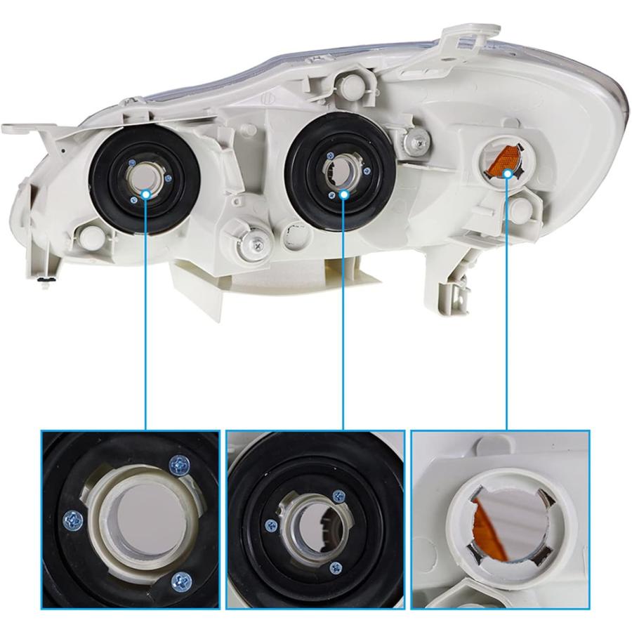 【並行輸入品】SEBLAFF TO2502154 TO2503154 ヘッドライトアセンブリ 左右交換用 2003 2004 2005 2006 20_4