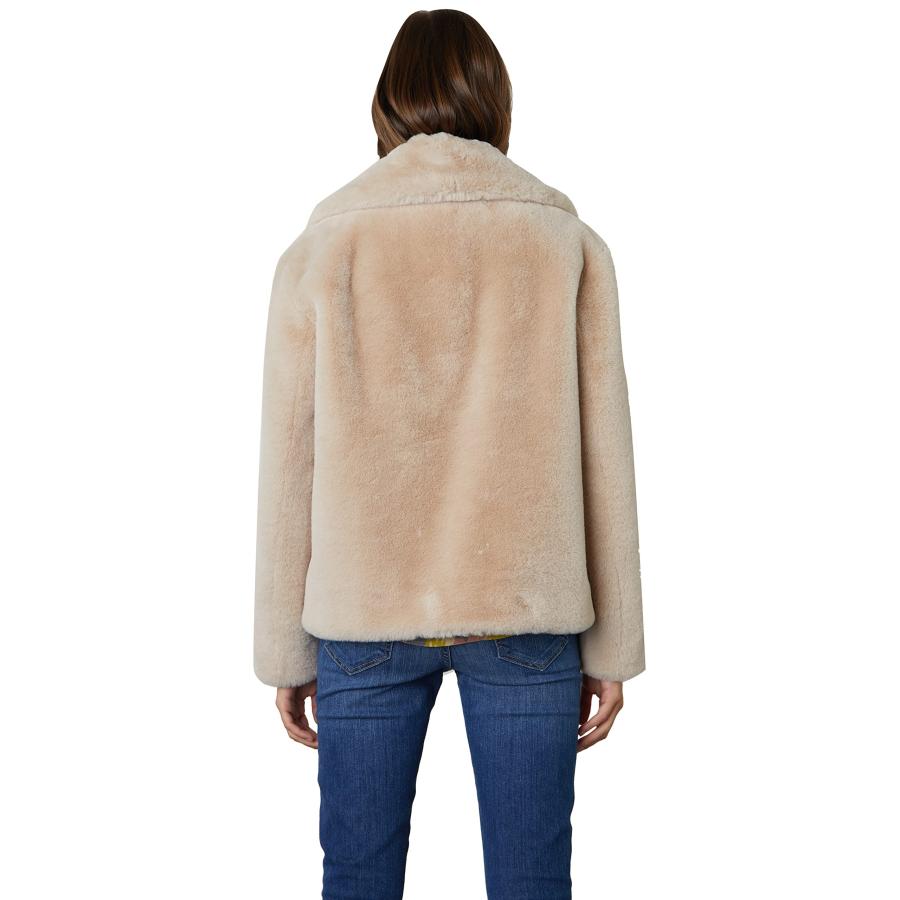【並行輸入品】VELVET BY GRAHAM & SPENCER Women's Raquel Lux Faux Fur Cropped Cの画像