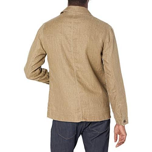 【並行輸入品】JOHN VARVATOS Men's Ricardo Inspired Utility Shirt Jacket, Butt,の画像