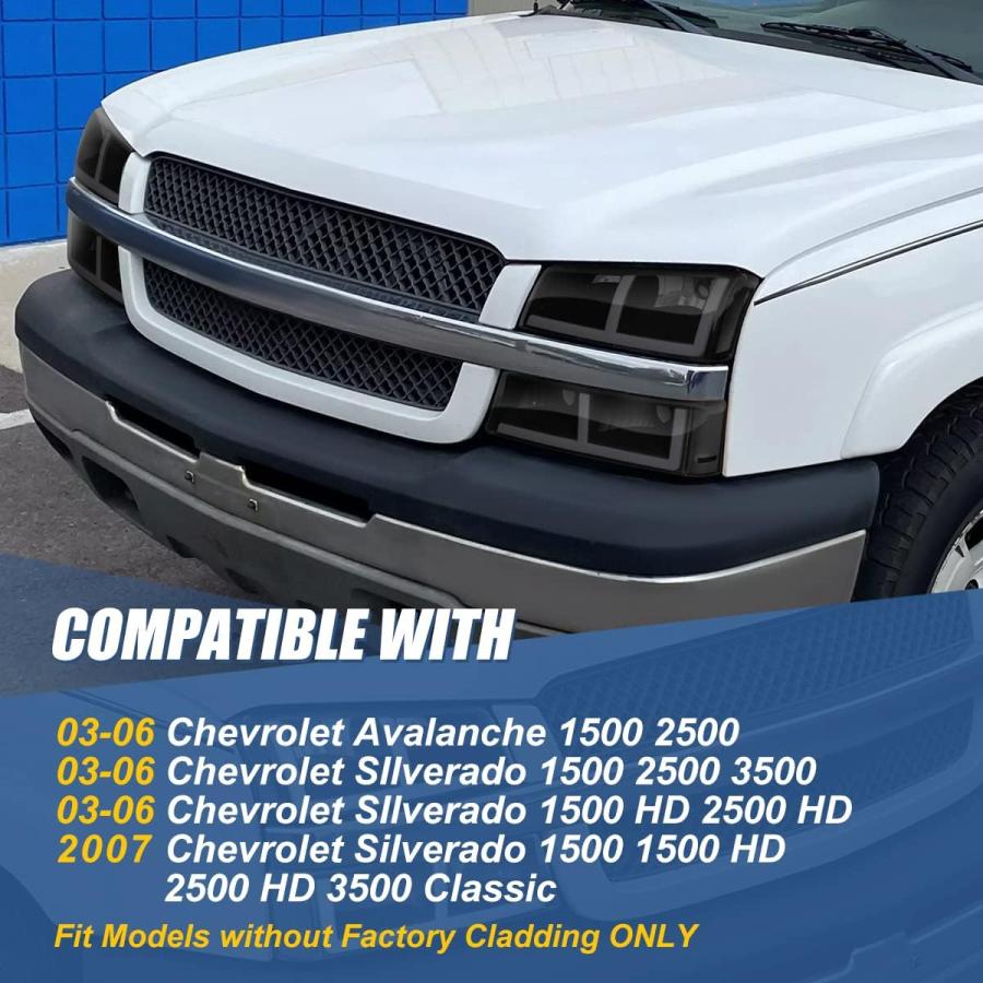 【並行輸入品】Auto Dynasty F-LED DRLヘッドライトとLEDシグナルランプ 4個 Chevy Avalanche Silverado_6