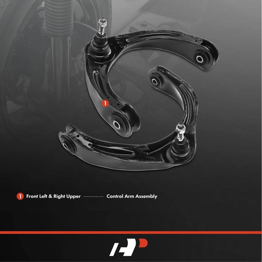 【並行輸入品】A-Premium 2 x Front Upper Control Arm  with Ball Joint \u0026 Bushing  Coの画像