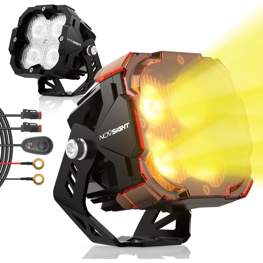 NOVSIGHT オフロードライト　新品 並行輸入品】NOVSIGHT 3インチ LED ポッドライト SAE承認 オフロード