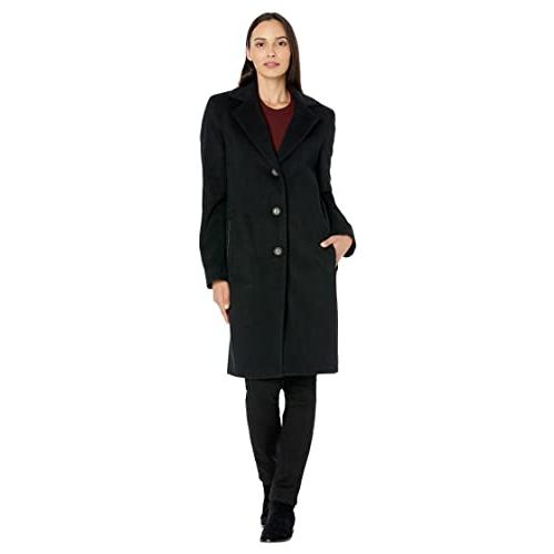 【並行輸入品】DKNY Women's Walker Wool Coat, Black, Smallの画像