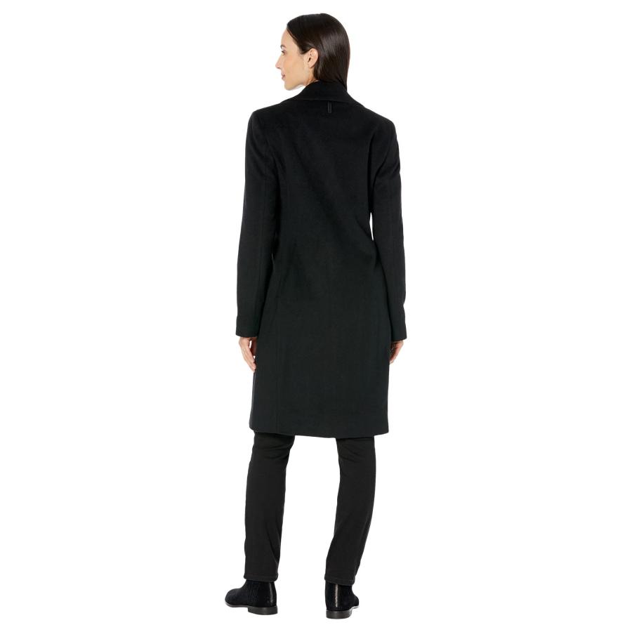 【並行輸入品】DKNY Women's Walker Wool Coat, Black, Smallの画像