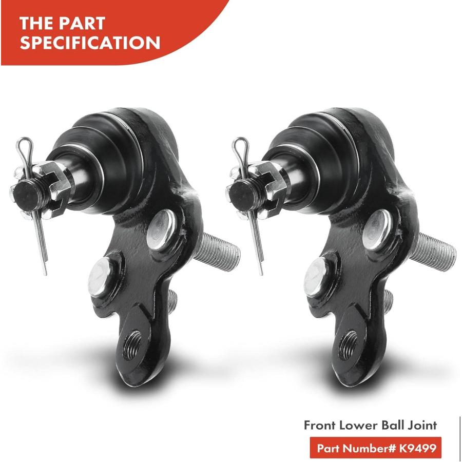 【並行輸入品】A-Premium 8Pcs Front or Rear Suspension Kit Lower Control Arms Ball_3
