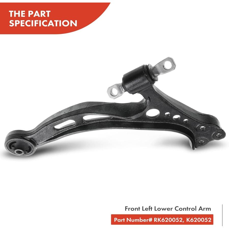 【並行輸入品】A-Premium 8Pcs Front or Rear Suspension Kit Lower Control Arms Ball_4