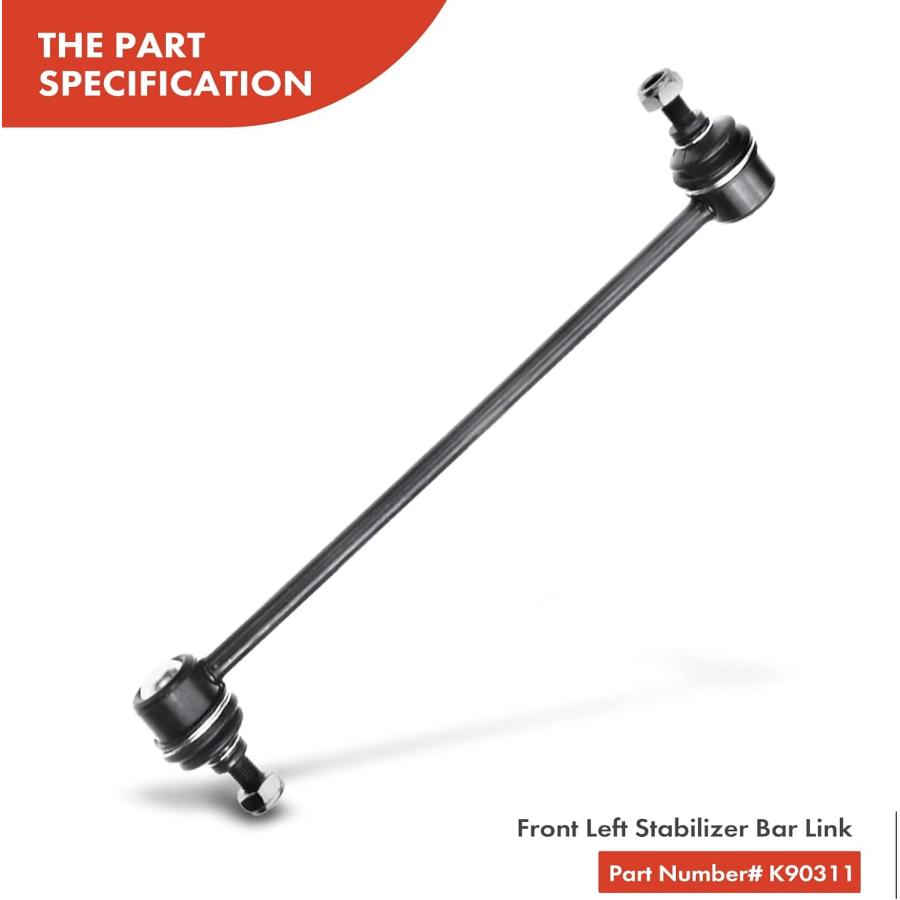 【並行輸入品】A-Premium 8Pcs Front or Rear Suspension Kit Lower Control Arms Ball_6