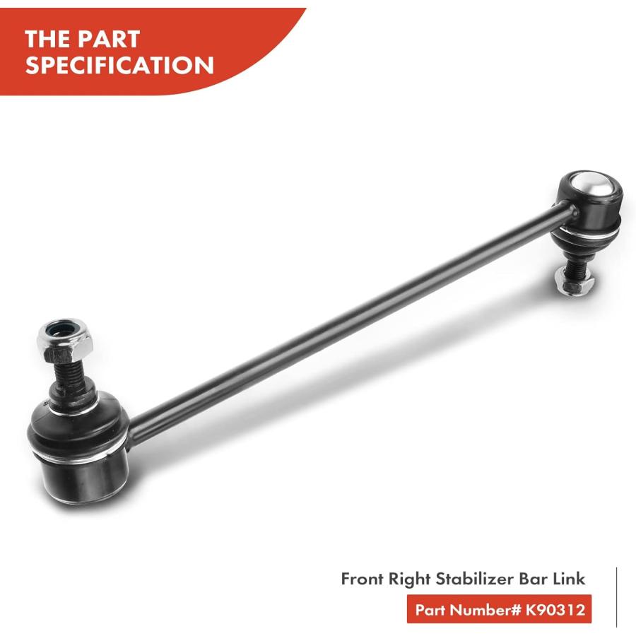 【並行輸入品】A-Premium 8Pcs Front or Rear Suspension Kit Lower Control Arms Ball_7