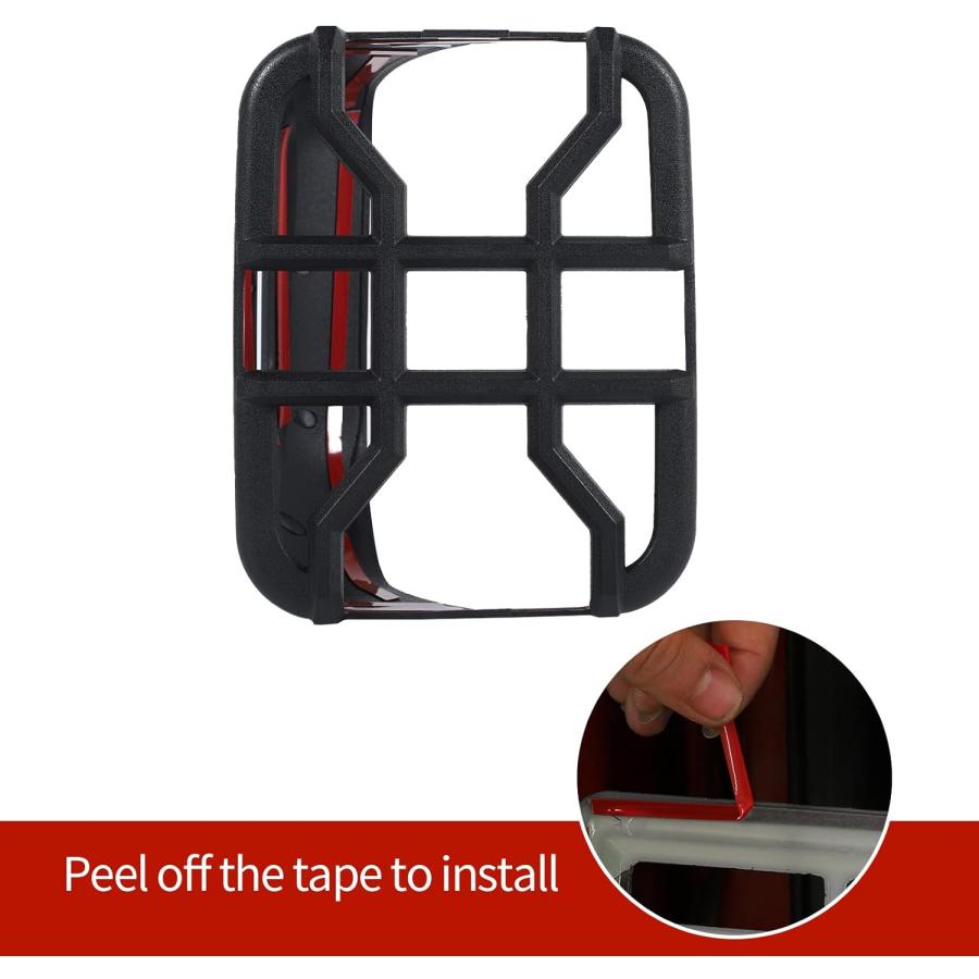 【並行輸入品】Hoolcar Tail Light Guards Rear Light Cover Protector for Jeep Gladia_4