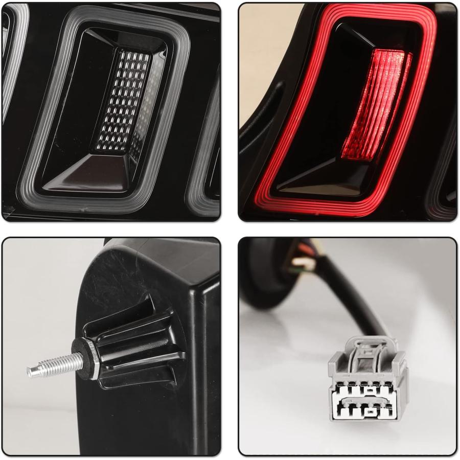 【並行輸入品】AUTOWIKI LED Tail Lights compatible for Ford Mustang 2010 2011 2012_5