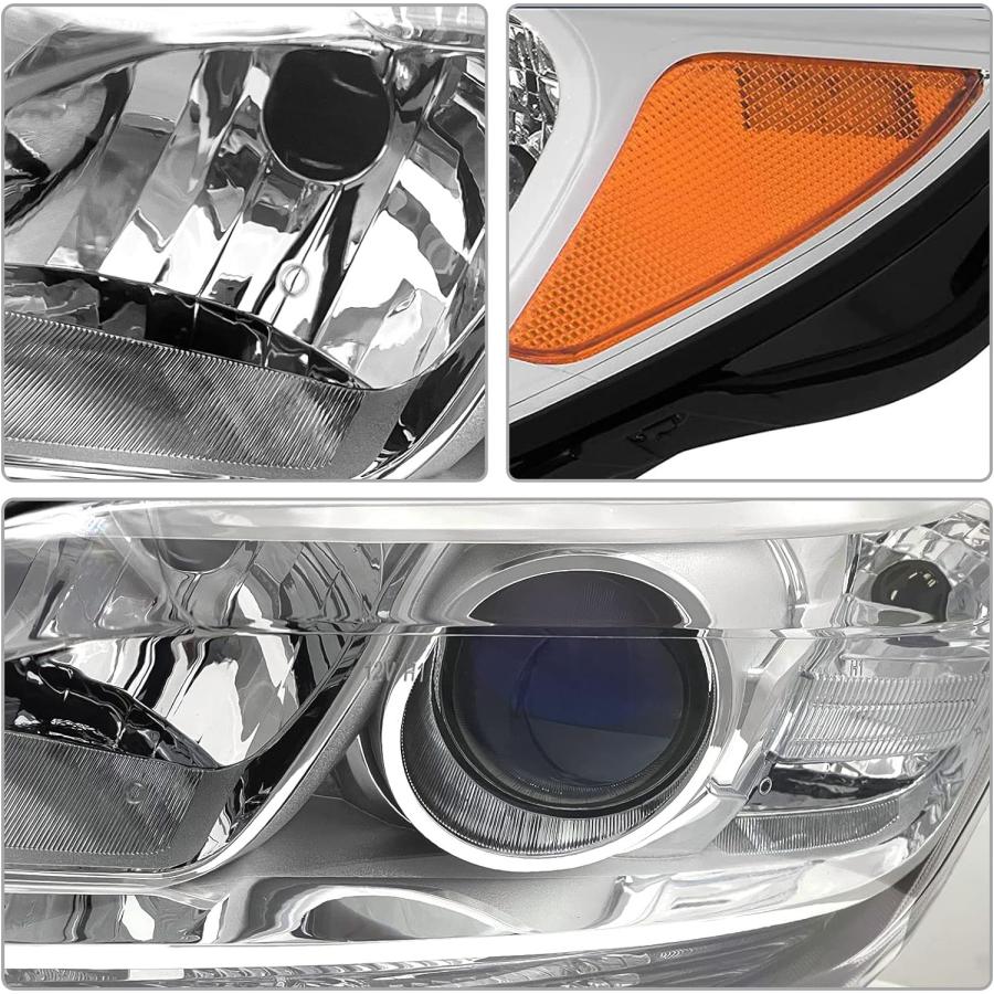 【並行輸入品】AS for 2013-2015 Chevrolet Malibu 2016 Malibu Limited ヘッドライト クロムハウジン_3