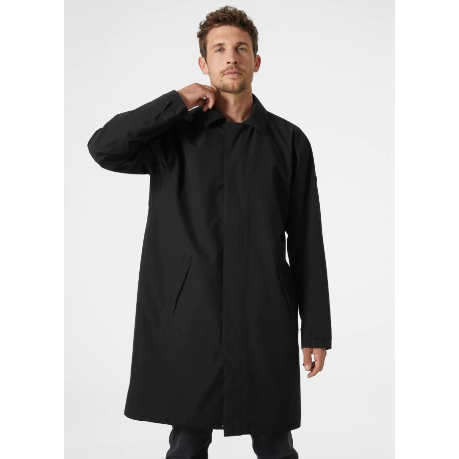 【並行輸入品】Helly Hansen Men's Standard Vika Rain Coat, 990 Black, Mediumの画像