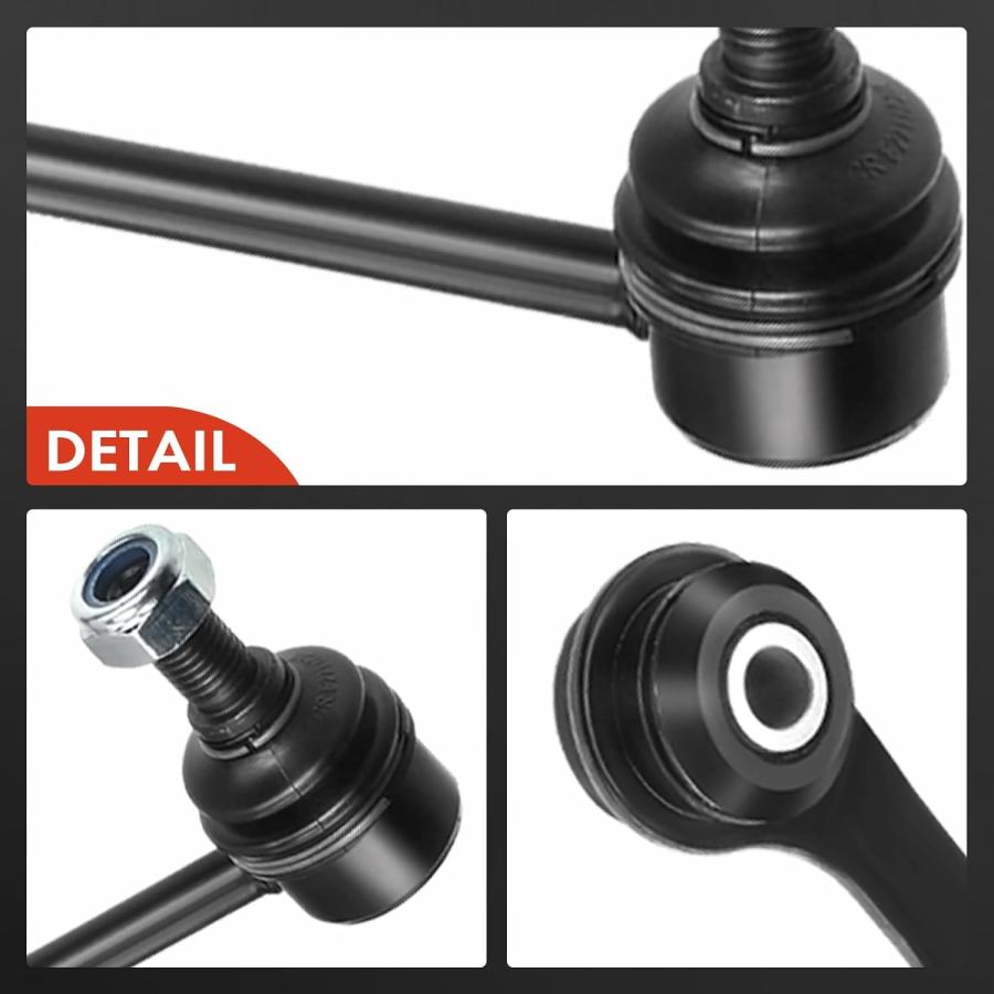 【並行輸入品】A-Premium 4個セット フロント\u0026リア スウェイバーリンクキット スタビライザーバーリンク Saab 9-3 2003-2011_6