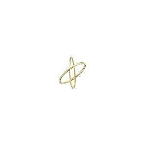 【並行輸入品】Norm Jewels 14k Gold Criss Cross Ring Plain X Statement Rings foの画像