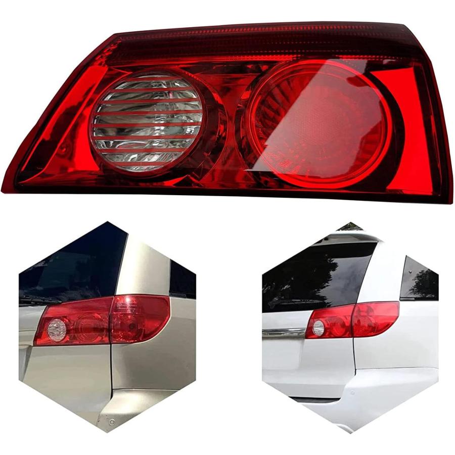 【並行輸入品】RIRISIR Passenger Side Inner Tail Lights for Sienna Van 2006 2007 20の画像