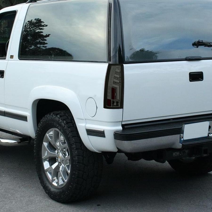 【並行輸入品】Specboys Chrome Housing Smoke Lens LED Tail Lights Brake - Compatibl_5