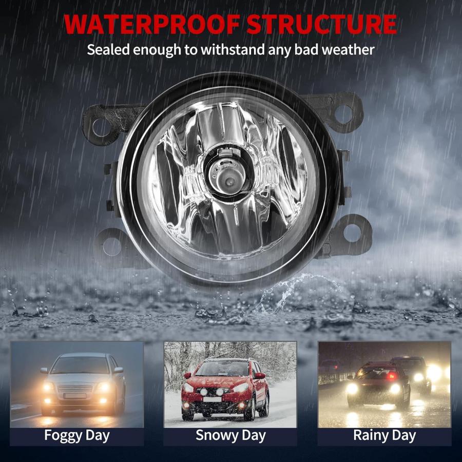 【並行輸入品】YITAMOTOR フォグランプ 2008 2009 2010 2011 2012 2013 2014 フォード フォーカス 06-14_1